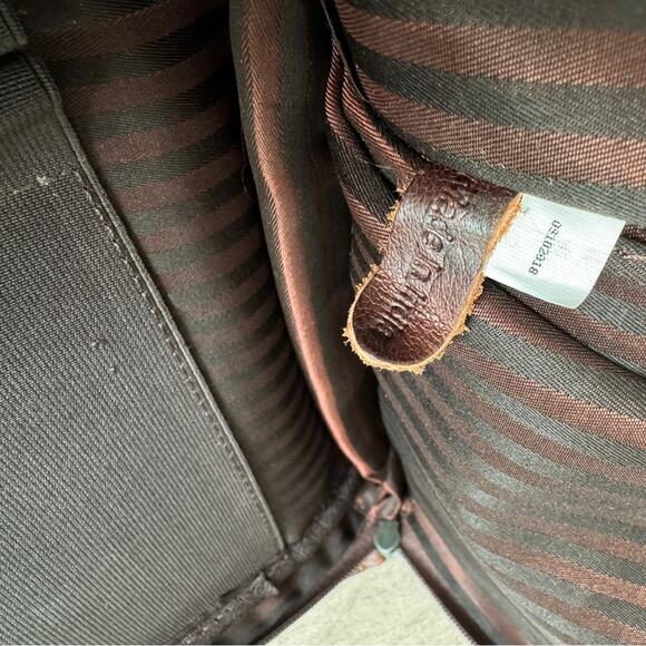 Jack George Crossover Backpack Messenger Bag Leather Brown - Picture 7 of 7